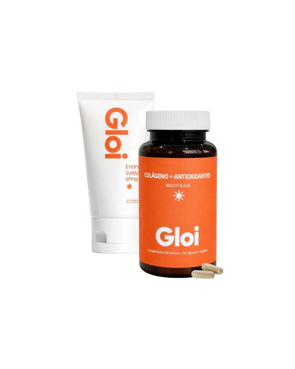 Pack protección 360 Gloi cápsulas y SPF 50